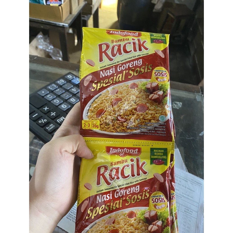 ECER RACIK nasi goreng SOSIS