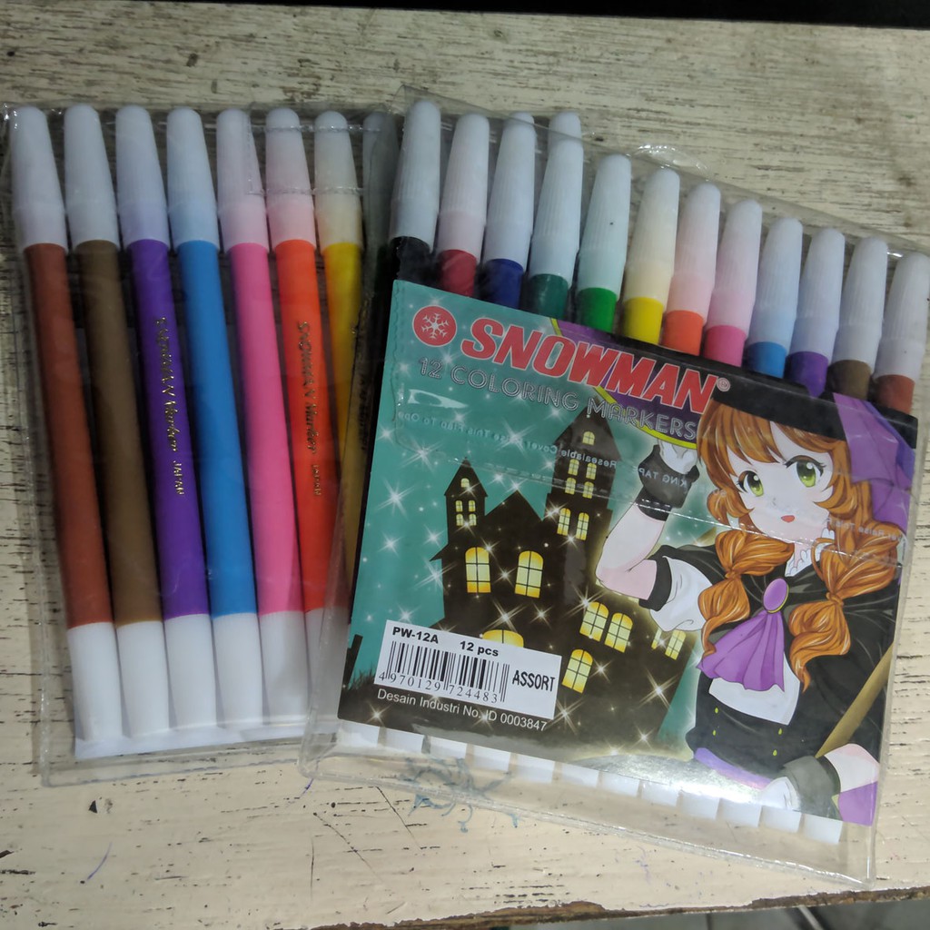 

Spidol warna snowman