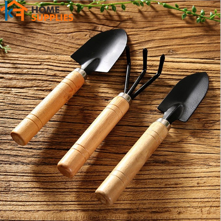 【KF】Set Sekop Garpu Cangkul Mini 3 in 1 Alat Berkebun / Garden Tools Pelaratan Taman Gunting Dahan