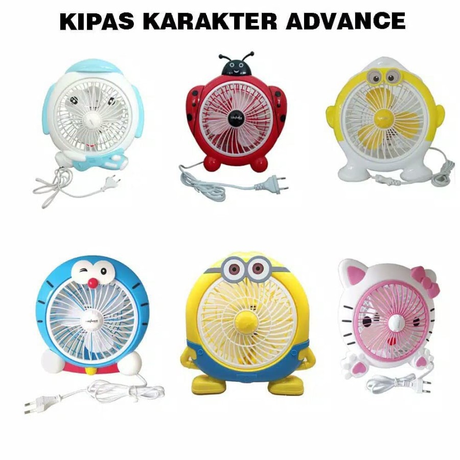 Kipas Angin Advance Karakter Lucu Dan Imut Advance tipe BF08 8 inch
