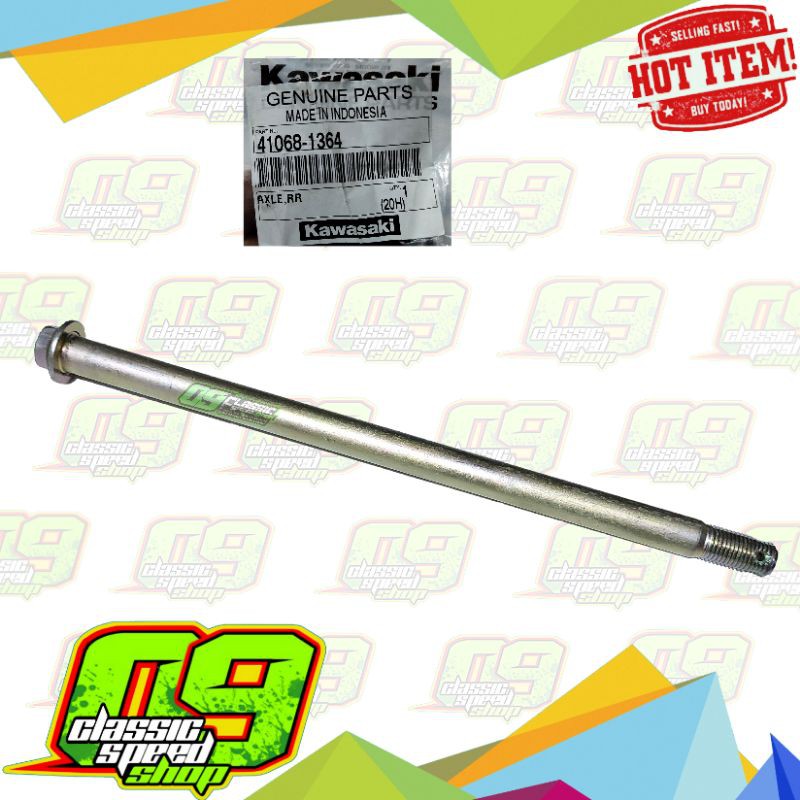 Baut As Roda Belakang Swing arm kaze original