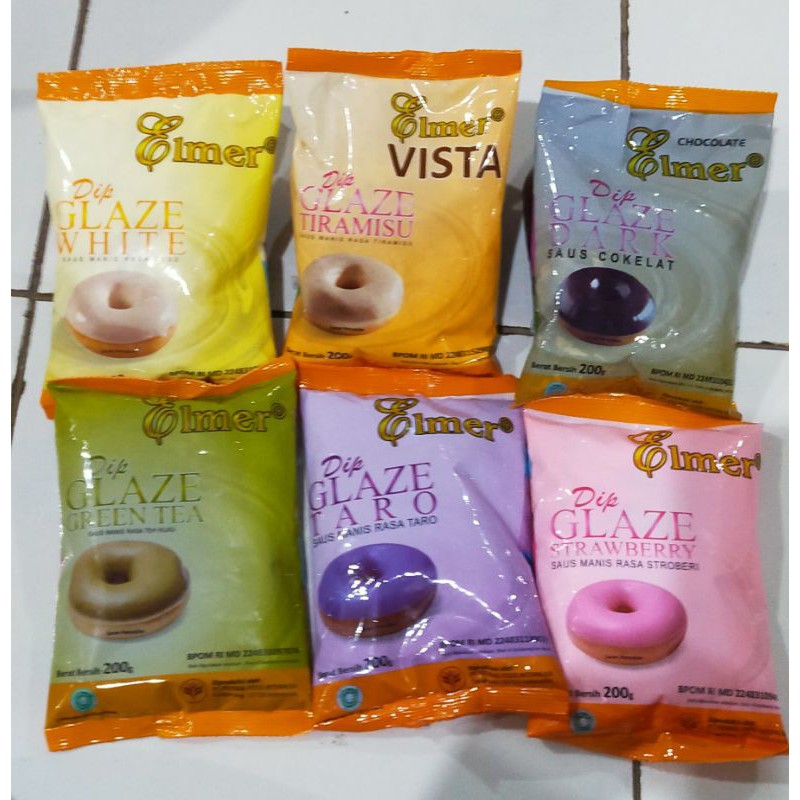 

Dip glaze Elmer tinggal pake 200 gr