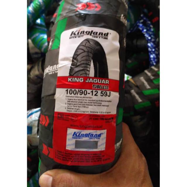 Ban tubles murah kingland uk 100/90 ring 12 for new Scoopy