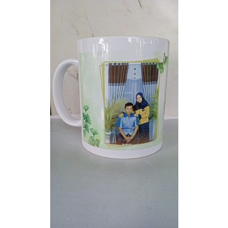 Mug Putih Printing Import Super White SNI