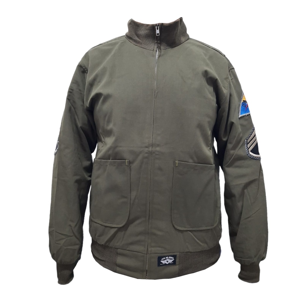 Fury jaket khaki/coyote/green army canvas lokal produk high quality