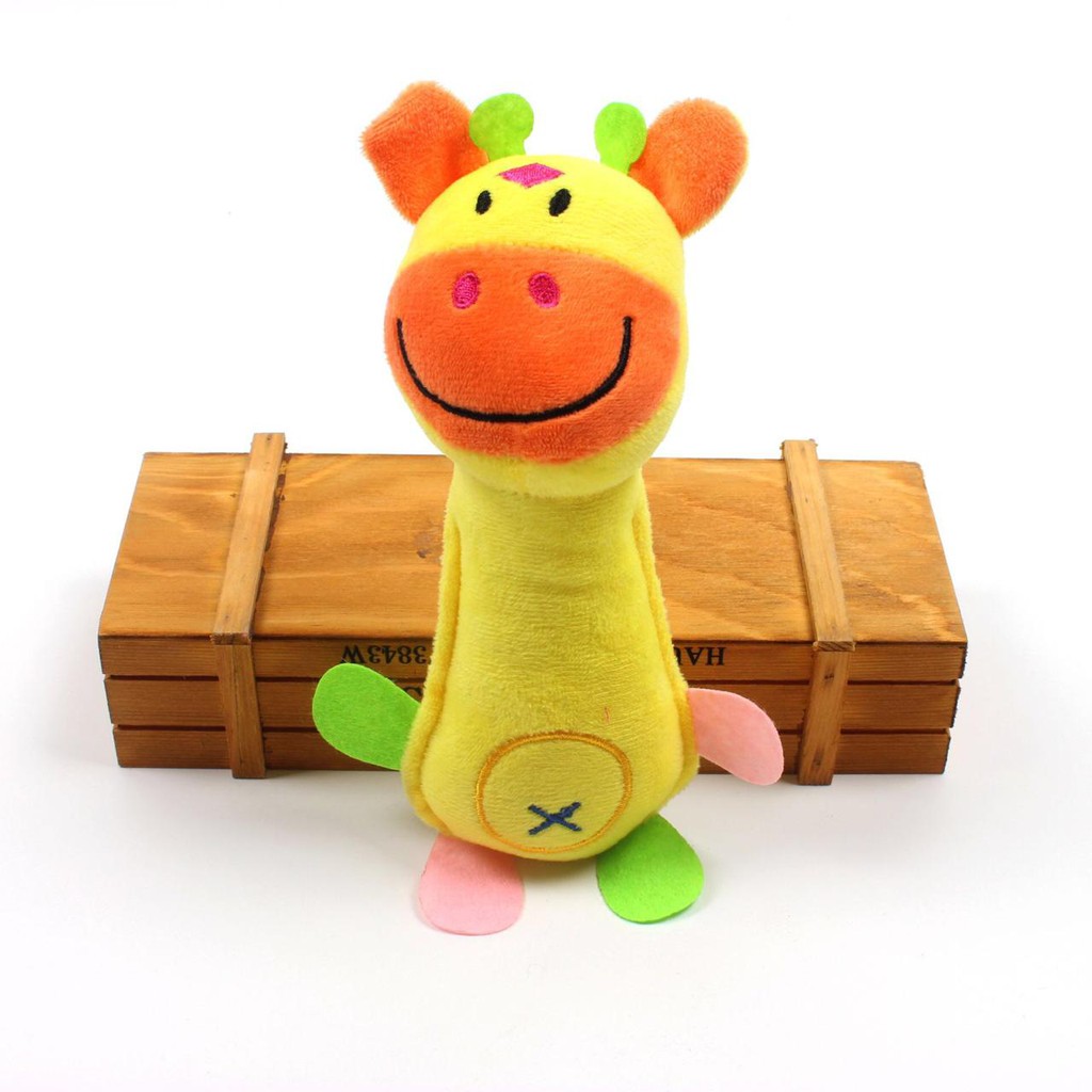 Mainan Rattle Stick Anak Bayi Mainan Boneka Bayi Bunyi Kericingan Kapas