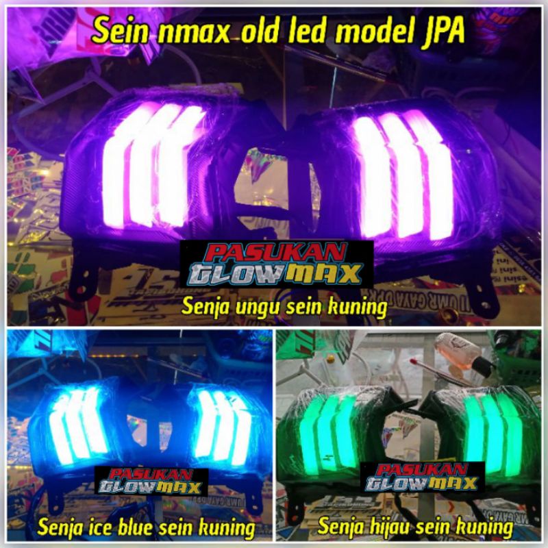Sein nmax old LED custom ungu ice blue hijau