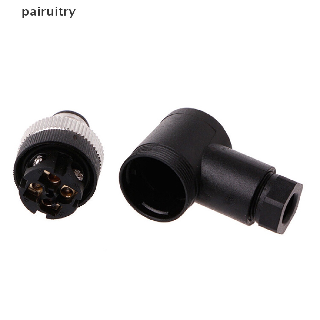 1pc Konektor sensor M12 3 / 4 / 5 pin male / female straight / right angle plug PRT