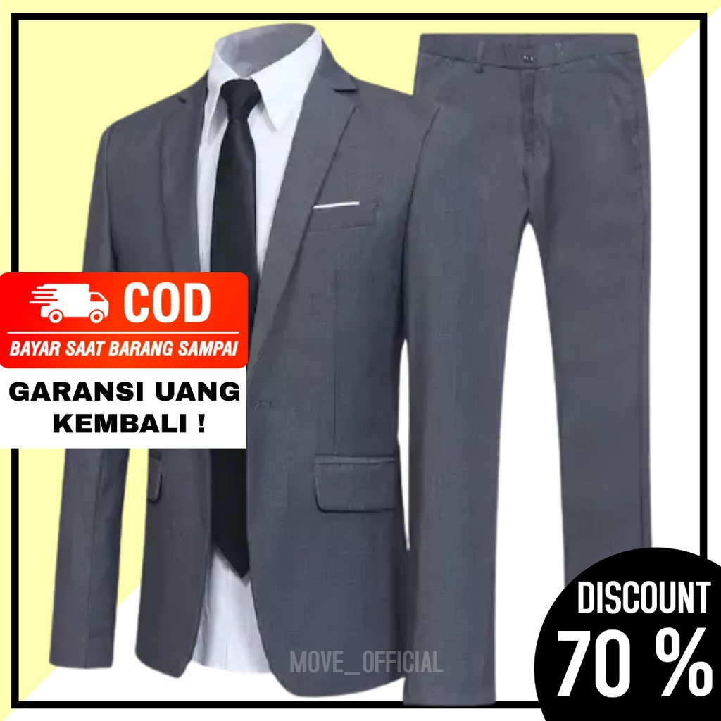 Jas Nikah Jas Formal Blazer Pria Stelan Jas Pria 2in1 02