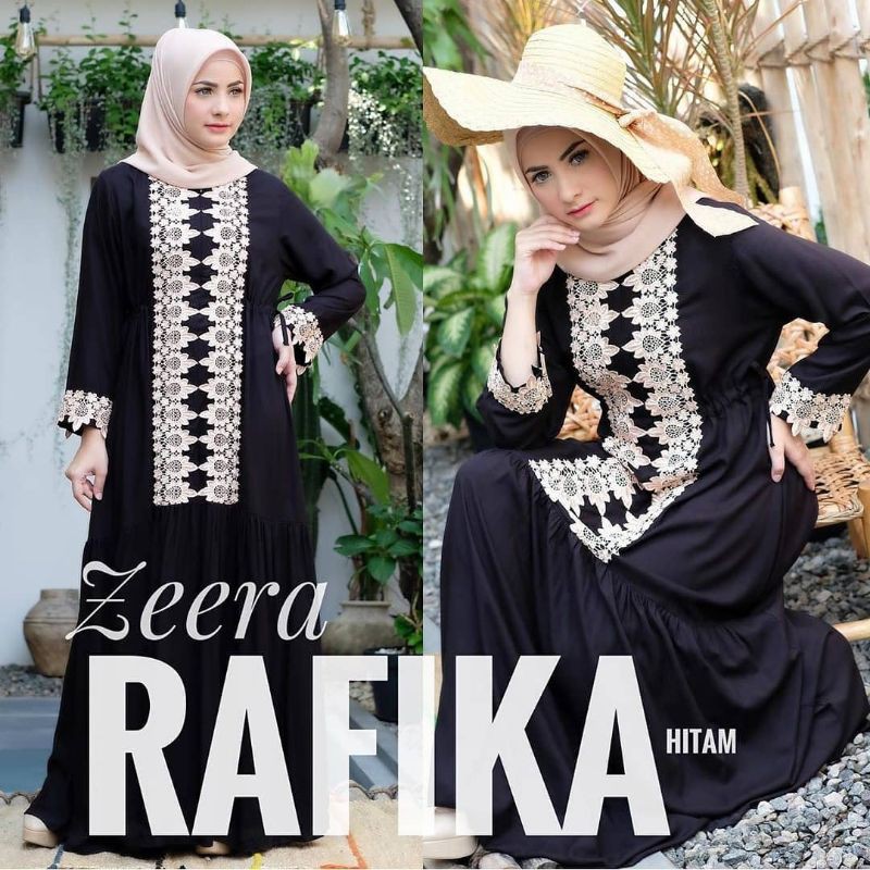 DASTER ARAB RAFIKA | RAYON SUPER GRADE A | RESLETING DEPAN BUSUI | RENDA MILO ORI