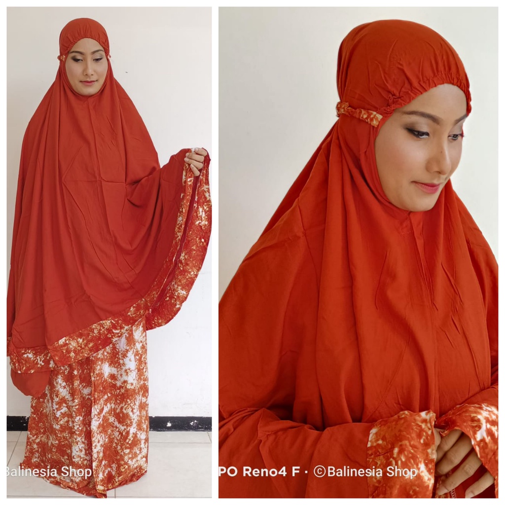 MUKENA BALI SMOKE BAWAH KATUN RAYON