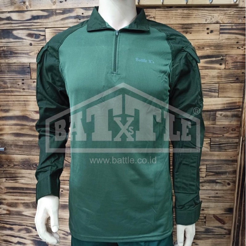 COMBAT SHIRT HIJAU