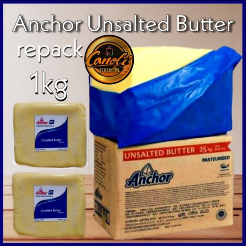 anchor unsalted butter 1kg