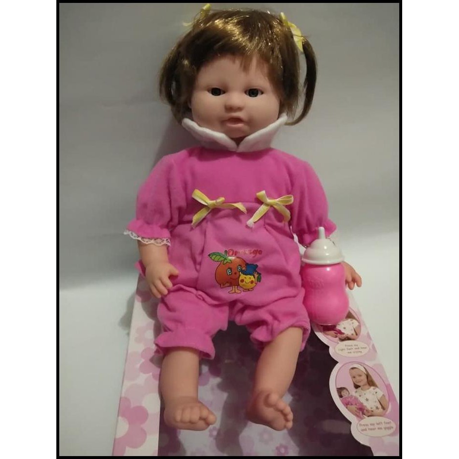 Terlaris Mainan Anak Boneka Bibi Bayi Perempuan Lucu Pink 33202