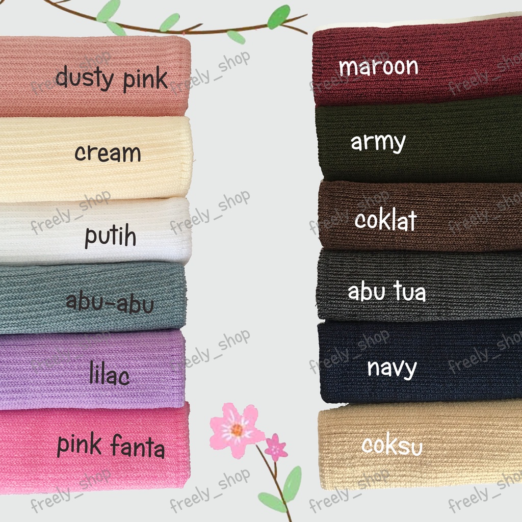 Ciput Rajut Premium / Ciput Rajut Polos / Iner Rajut Premium / Ciput Rajut Murah / Ciput Bandana Raj