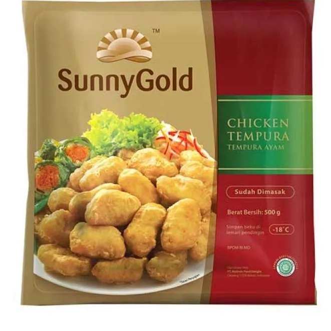 

Sunny Gold Nugget Tempura ayam 500gr