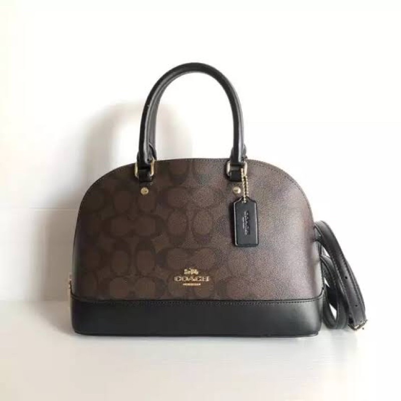 Coach Signature Mini Sierra Mahogany