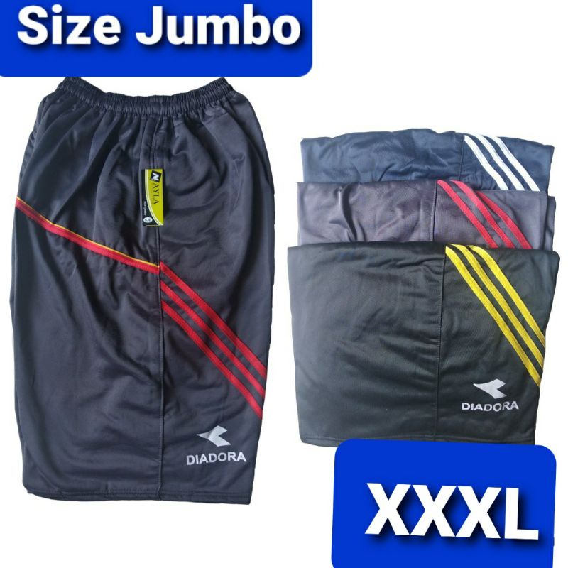 Celana Pendek Pria Training Jersey Size Jumbo