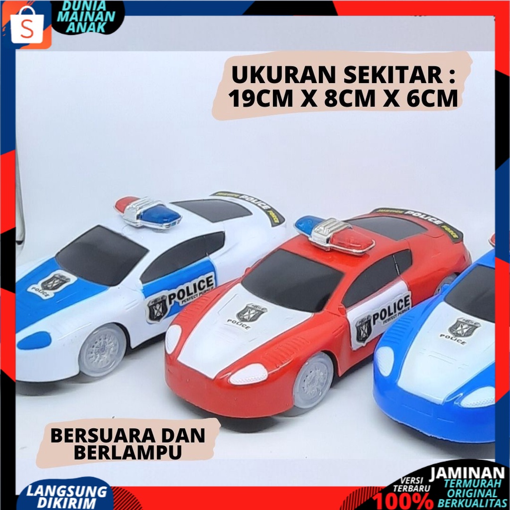 (PROMO) Mainan Mobil Polisi baterai super police car Ada Musik Dan Lampu ST22-C20 MURAH