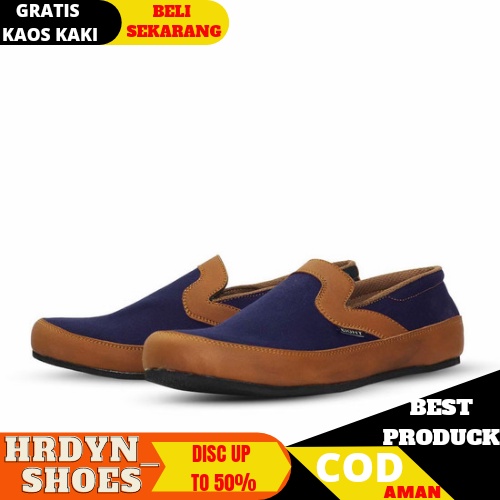 SEPATU SLIP ON PRIA EIGTH CANIF SUEDE PREMIUM CASUAL SLIP ON PRIA NYAMAN || SLIP ON PRIA PANSUS 2021