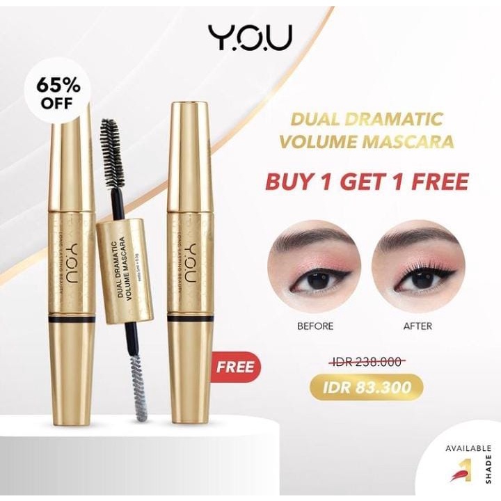 YOU The Gold One Dual Dramatic Volume Mascara [Long Lasting]