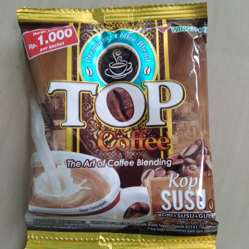 

( 1 sachet ) TOP KOPI SUSU