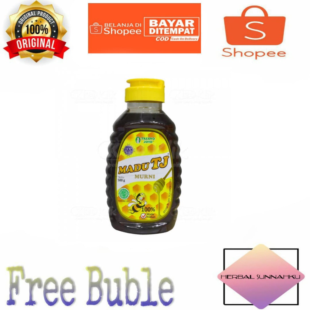 

Tresno Joyo Madu TJ Murni 500gr Kemasan Botol || TJ Murni 500gr Kemasan Pouch