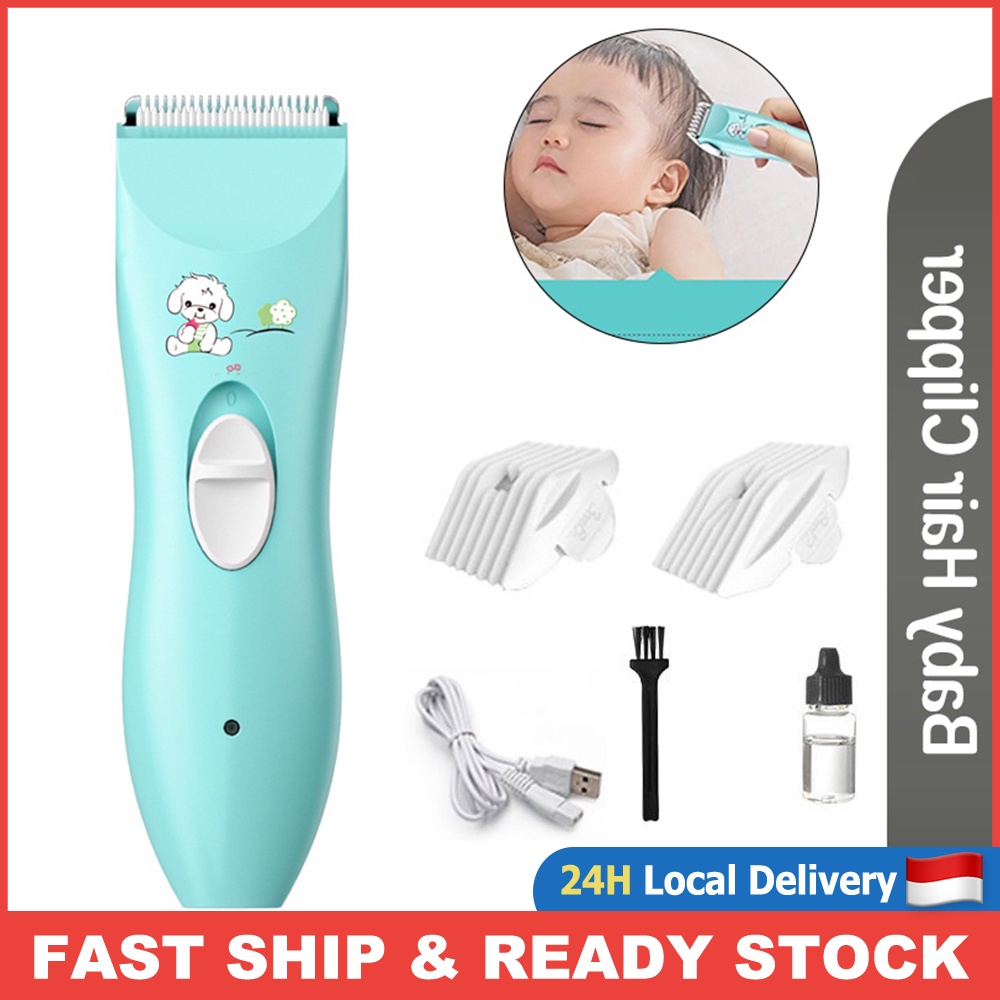 Baby Hair Clipper Alat Cukur Rambut Bayi Anak Lengkap / Alat Cukur Rambut Elektronik Bayi / Baby Hair Clipper