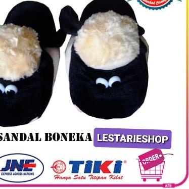 ☻ sandal boneka dewasa L saundshep(sandal lucu,sandal dewasa cewek) ➱