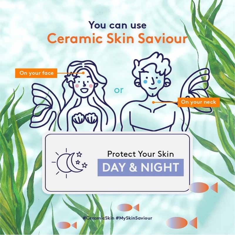 (BISA COD) [Buy 1 Get gift] SOMETHINC CERAMIC SKIN SAVIOUR MOISTURIZER GEL