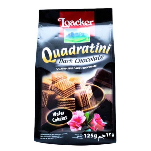 

Loaker Quadratini Dark Chocolate 125 gr