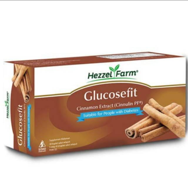 Glucosefit Cinnamon Extract Utk Diabetes Hezzel Farm By Unihealth SOHO Global Health