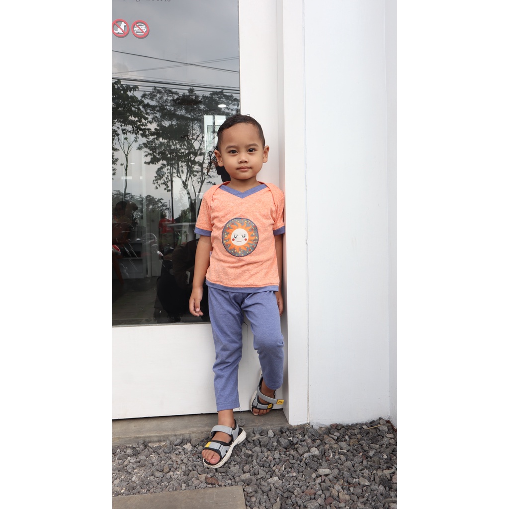 MIKUMO By Cuddle Me Setelan Anak 1-2th Piyama Bayi Baju Anak