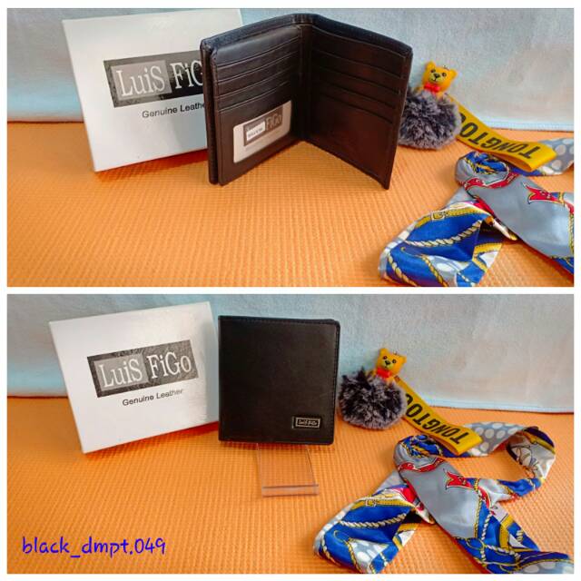 Dompet cowok LUIS FIGO black terbaru ternyaman bestseller