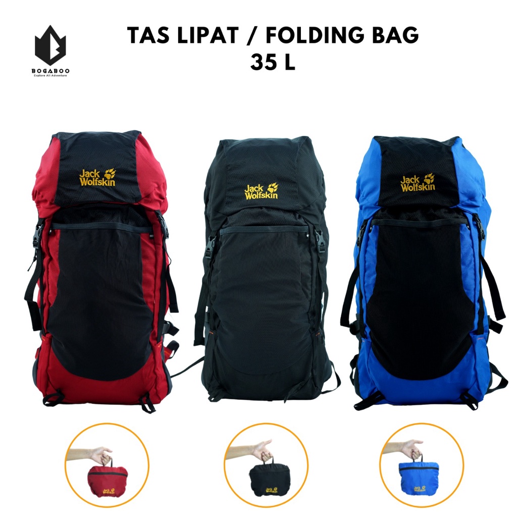 Tas Lipat 35 Liter Thilum  Tas Ransel - Tas Hiking - Tas Belanja - keril lipet jws 35 L - tas carrier lipat