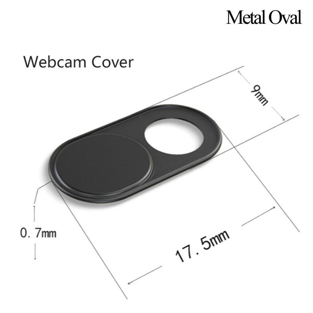 Top Metal Webcam Cover Penutup Pelindung Universal Shield Blocker Geser Rana