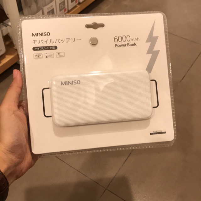 POWERBANK 6000mah MINISO
