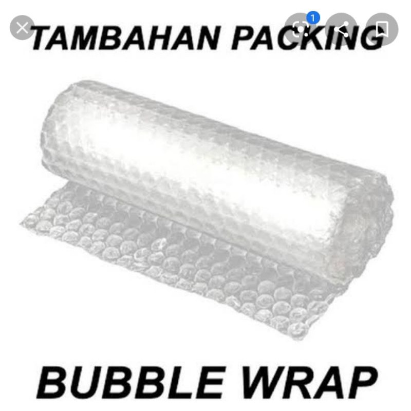 

tambahan packing bubble warp