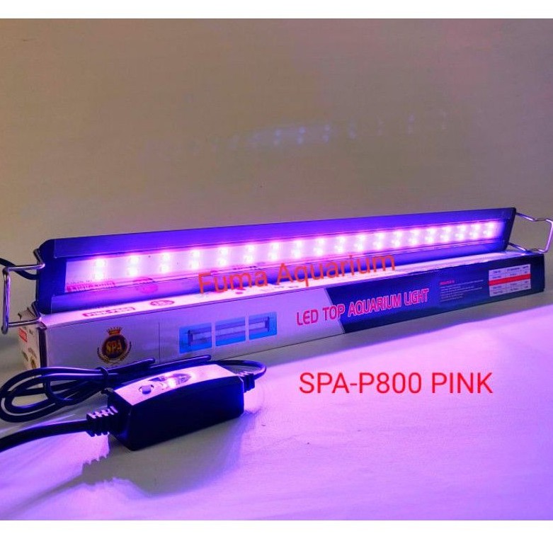 LAMPU LED TOP AQUARIUM AQUASCAPE ARWANA SPA PINK-P800 18watt 80cm