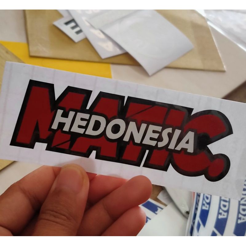 STICKER MATIC.HEDONESIA