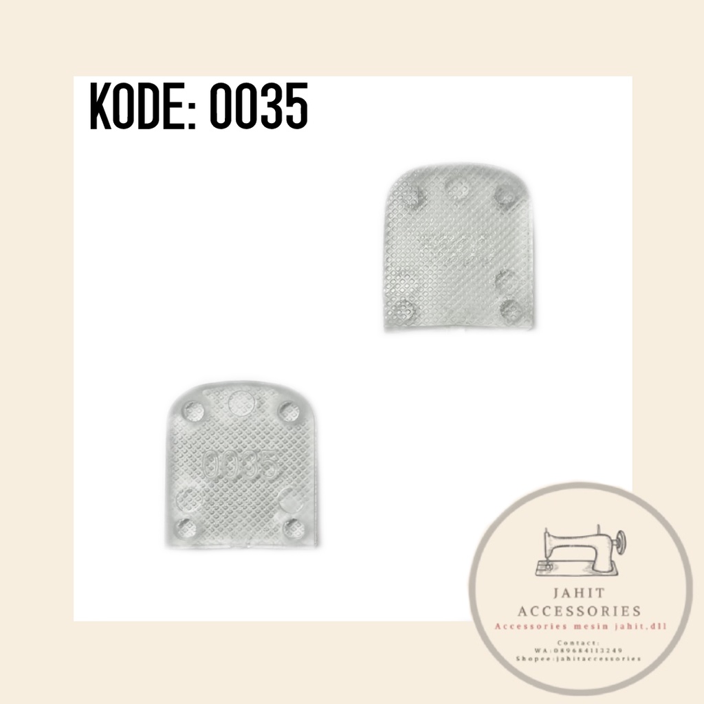 Tutup Alas Hak Kaca Tinggi / Heels (Kode 0035) Heel Tip Perawatan Aksesoris Alas Sepatu Hak Wanita
