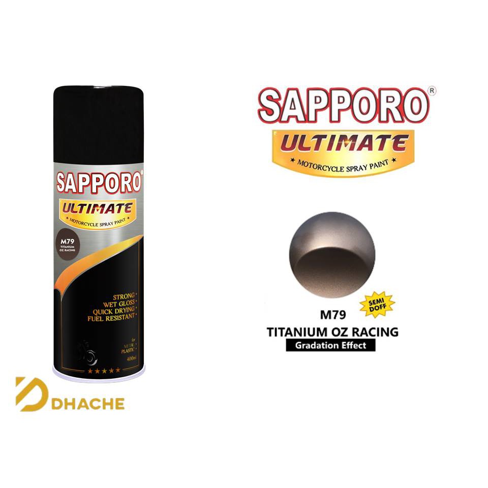 Cat Semprot Sapporo Ultimate M79 Titanium Oz Racing / Sapporo Spray