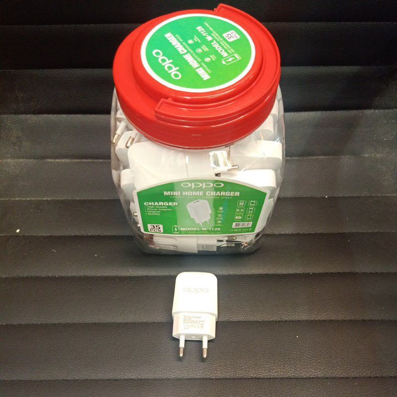 Batok Charger / Travel Adaptor Brand M-1128 1 Toples isi 35 Pcs - harga Per PCS