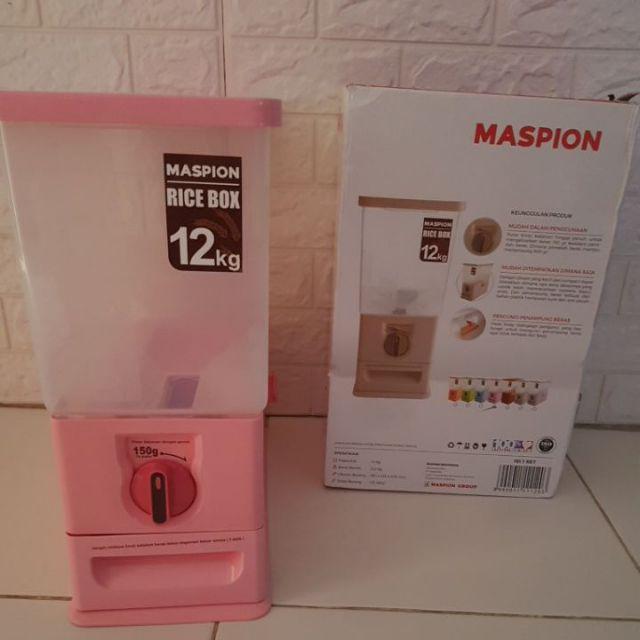 Rice Box Maspion 12kg Wadah Beras Tempat Beras
