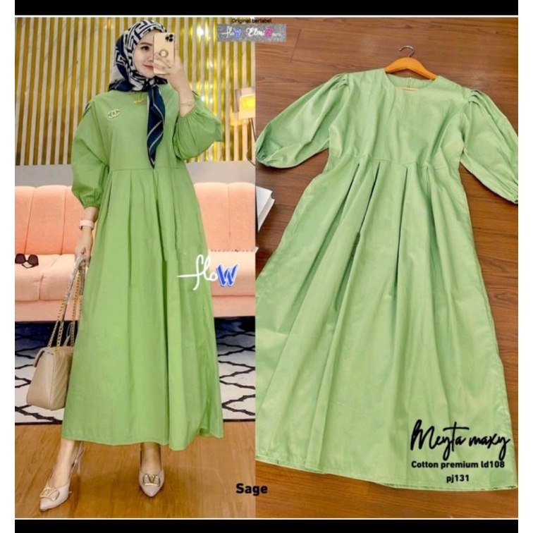 MIDI DRESS PAKAIAN WANITA MODERN MURAH TERLARIS