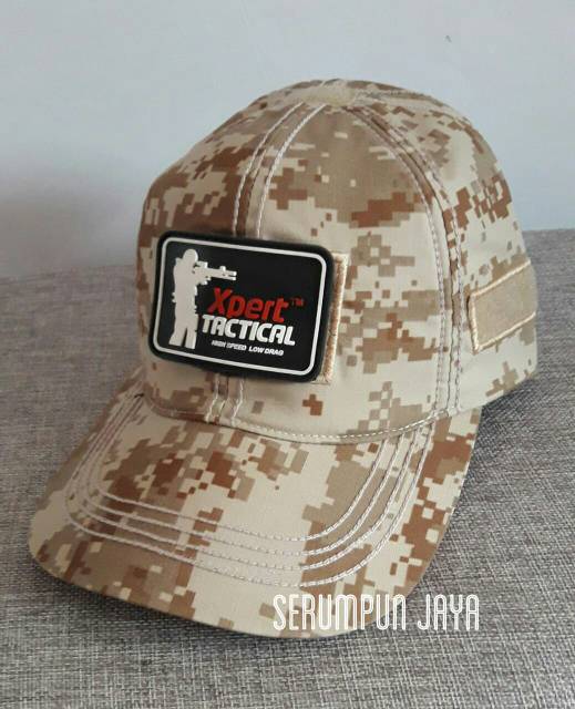 TOPI ARMY VELCRO LOGO TACTICAL