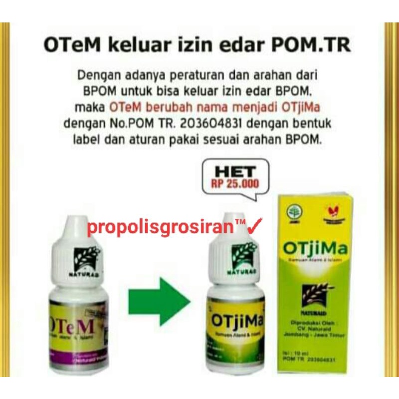 Obat Tetes Mata Otem OTJIMA 10ml BPOM Asli