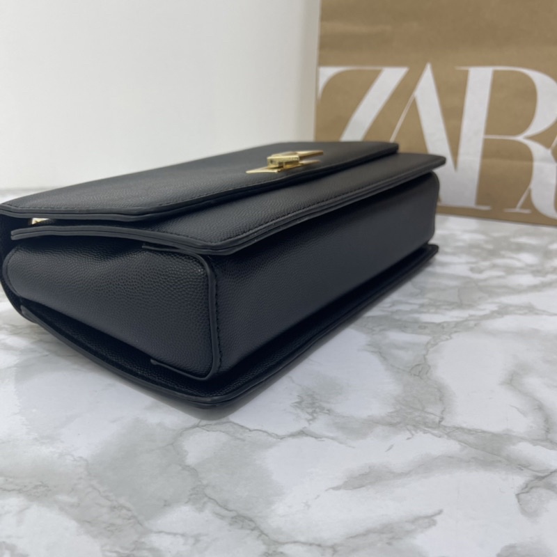 [FOTO ASLI] Tas Wanita Clara Sling Bag Kulit Sintetis Tali Rantai Panjang Trendy Import RZ Bag