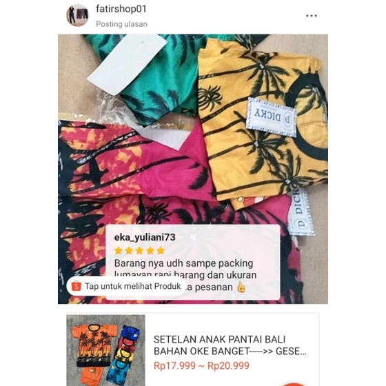 SETELAN ANAK PANTAI BALI BAHAN OKE BANGET-----&gt;&gt; GESER GAMBAR
