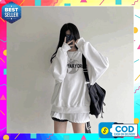 Jaket Hoodie 2022 Cewek Murah Simple Kekinian Casual Terbaru Original Premium Wanita Import Sweater 